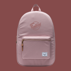 Mauve Herschel Bag with Company Logo